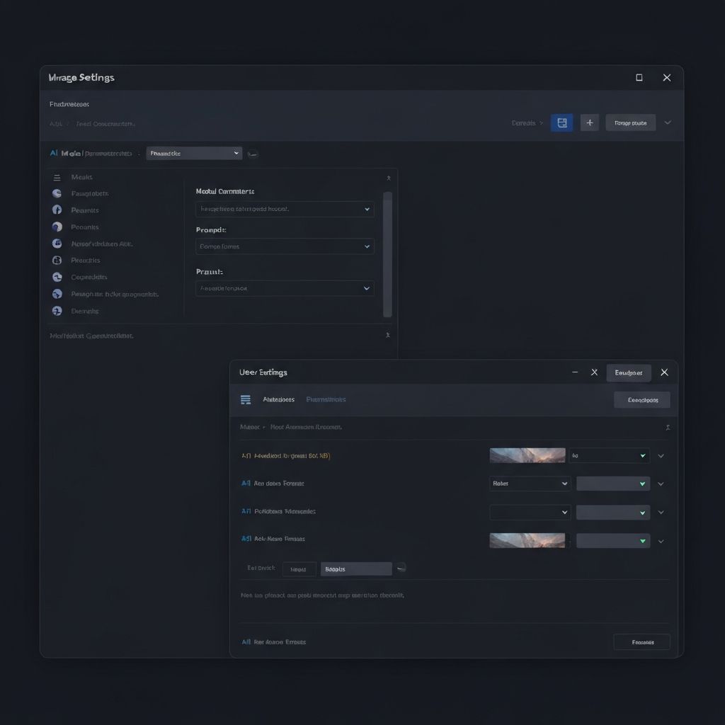 Stable Diffusion Mode Interface